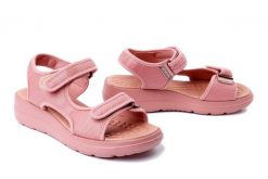 AZALEIA 18833 Greice soft papete AW292 dark nude, sandały damskie. Czerwone sandały Azaleia, bez wzorów, bez obcasa, bez zapięcia. Za 194.90 zł.