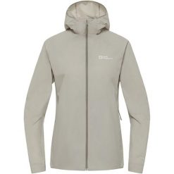 Kurtka przeciwwiatrowa damska Jack Wolfskin Prelight Octa. Szare kurtki Jack Wolfskin, m, bez wzorów, z materiału, bez kaptura. Za 629.99 zł.