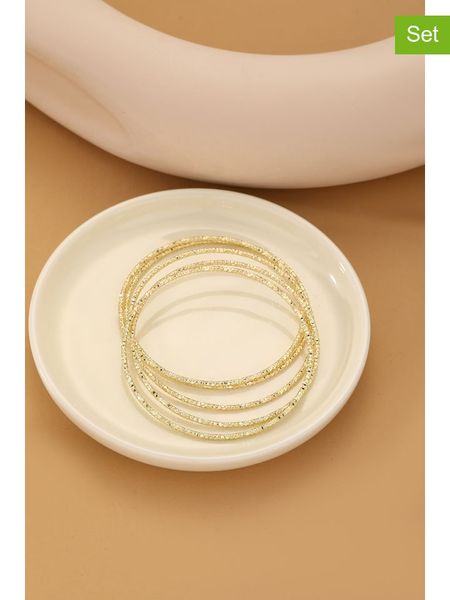 Atelier MIU Pozłacane bransoletki (5 szt.) rozmiar: onesize. Żółte bransoletki atelier MIU, pozłacane. Za 73.95 zł.