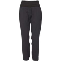 Damskie Spodnie 3/4 - Komfort i Styl z Elastycznej Bawełny. Niebieskie spodnie dresowe HSN, bez wzorów, z bawełny. Za 153.99 zł.