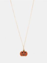 Naszyjnik w motywie halloweenowym - wielobarwny. Naszyjniki Sinsay. Za 7.99 zł.