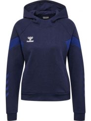 Sweatshirt bluza z kapturem dla kobiet Hummel Travel. Niebieskie bluzy z kapturem Hummel, na wiosnę, l, bez wzorów, z bawełny, z kapturem, na fitness i siłownię. Za 256.40 zł.
