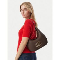 Torebka LOVE MOSCHINO. Brązowe torebki klasyczne Love Moschino, bez wzorów, klasyczne, bez dodatków. Za 949.99 zł.