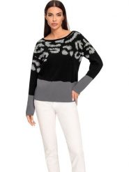 Heine Sweter w kolorze czarnym rozmiar: 38. Czarne swetry Heine, bez wzorów, bez ramiączek. Za 43.99 zł.