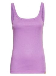 Camel Active Top w kolorze fioletowym rozmiar: XL. Różowe topy Camel Active, xl, bez wzorów, z bawełny, bez kołnierzyka, bez ramiączek. Za 60.99 zł.