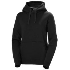 Bluza damska z kapturem Helly Hansen Elevate. Czarne bluzy z kapturem Helly Hansen, bez wzorów, z bawełny, z kapturem. Za 482.50 zł.