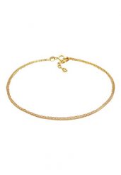 Elli Damski łańcuszek wenecki Basic Layer Summer regulowany w srebrze 925 Sterling Silver Bransoletki na nogę 1 ct. Szare bransoletki Elli, srebrne. Za 248.99 zł.