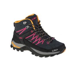 Buty trekkingowe damskie, CMP Rigel Mid. Brązowe buty trekkingowe CMP, z materiału, bez zapięcia. Za 599.99 zł.