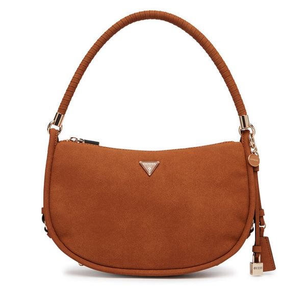 Torebka Guess. Brązowe torebki klasyczne Guess, z aplikacjami, klasyczne, bez dodatków. Za 349.99 zł.
