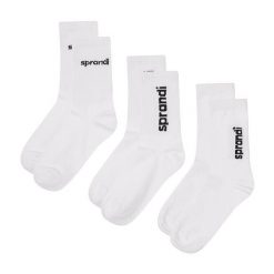 Skarpety długie Sprandi. Białe skarpetki Sprandi, bez wzorów. Za 39.99 zł.