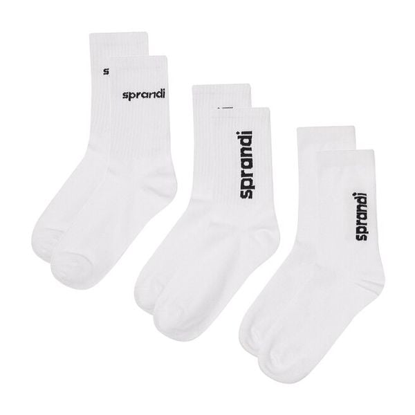 Skarpety długie Sprandi. Białe skarpetki Sprandi, bez wzorów. Za 39.99 zł.
