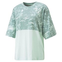 Koszulka Sportowa Damska Puma Power Colorblock. Fioletowe t-shirty sportowe Puma, s, bez wzorów, bez ramiączek. Za 84.99 zł.