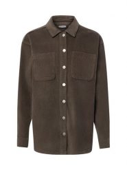Noisy May Damowa koszula oversize Kobiety Bawełna brązowy, L. Brązowe koszule Noisy May, l, bez wzorów, z bawełny, bez kołnierzyka, bez ramiączek. Za 219.95 zł.