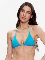 Pinko Góra od bikini Bagnanti 101038 A0S4 Niebieski. Niebieskie bikini Pinko, bez wzorów, z syntetyku. Za 189.99 zł.