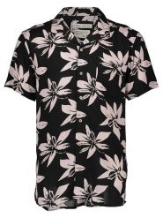 Urban Surface Koszula w kolorze czarno-kremowym rozmiar: L. Czarne koszule Urban Surface, l, bez wzorów, z wiskozy, bez kołnierzyka, bez ramiączek. Za 87.61 zł.