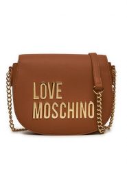 LOVE MOSCHINO Torebka JC4194PP1LKD0208 Brązowy. Brązowe listonoszki Love Moschino, bez wzorów, ze skóry, bez dodatków. Za 949.99 zł.