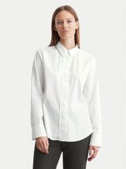 Marc O'Polo Koszula 408 0901 42453 Biały Regular Fit. Białe koszule Marc O'Polo, bez wzorów, z bawełny, bez kołnierzyka, bez ramiączek. Za 249.99 zł.