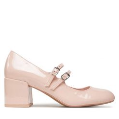 Półbuty Call It Spring. Czerwone półbuty wsuwane Call it Spring, bez wzorów, bez obcasa, na obcasie. Za 219.99 zł.