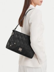 Nine West Torebka CEO-NW-M-004-10 Czarny. Czarne torebki klasyczne Nine West, bez wzorów, ze skóry, bez dodatków. Za 199.99 zł.