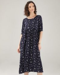 SUKIENKA W DROBNE KWIATKI. Sukienki Unisono, l, bez wzorów, z tkaniny, bez kołnierzyka, bez ramiączek, mini. Za 239.00 zł.