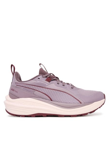 Puma Buty do biegania Flare Pro Trail 311732 06 Fioletowy. Fioletowe buty do biegania Puma, bez wzorów, z materiału, bez zapięcia, do biegania. Za 299.99 zł.