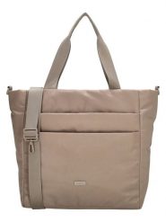 Beagles Shopper bag w kolorze beżowym - 43 x 33 x 15 cm rozmiar: onesize. Brązowe shopper bag Beagles, bez wzorów, z materiału, na ramię, bez dodatków. Za 143.56 zł.