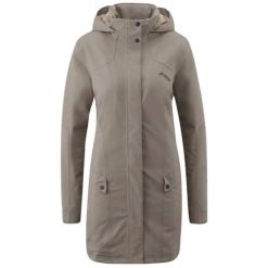 Płaszcz outdoor damski Maier Sports Yalca zimowy. Brązowe płaszcze Maier Sports, na jesień, l, bez wzorów, z materiału, z kapturem. Za 540.49 zł.