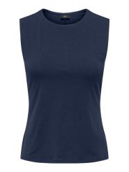 JDY Top w kolorze granatowym rozmiar: XL. Niebieskie topy JDY, xl, bez wzorów, bez kołnierzyka, bez ramiączek. Za 56.95 zł.