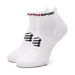 Skarpety Niskie Unisex Compressport. Białe skarpetki Compressport, bez wzorów. Za 79.99 zł.