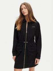 Guess Sukienka codzienna V5YK04 KCX42 Czarny Regular Fit. Czarne sukienki Guess, na co dzień, s, z aplikacjami, z syntetyku, bez kołnierzyka, bez ramiączek, proste. Za 399.99 zł.