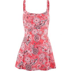 Sukienka kąpielowa wyszczuplająca bonprix czerwono-biały. Bielizna modelująca marki bonprix. Za 49.99 zł.