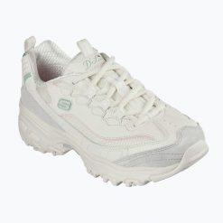 Buty damskie SKECHERS D'Lites New Heat. Brązowe buty do biegania Skechers, bez wzorów, bez zapięcia, do biegania, skechers sport. Za 249.99 zł.