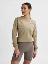 Bluza damska Hummel Active. Brązowe bluzy z kapturem Hummel, na lato, s, bez wzorów, z bawełny, bez kaptura, na fitness i siłownię. Za 266.50 zł.