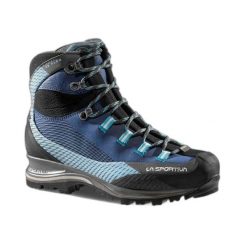 Damskie buty do wspinaczki górskiej La Sportiva Trango Trk Leather GTX. Niebieskie buty trekkingowe La Sportiva, z gore-texu, bez zapięcia. Za 982.50 zł.