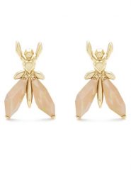 Patrizia Pepe Kolczyki CJ9340/M006-R882 Beżowy. Brązowe kolczyki Patrizia Pepe, metalowe. Za 379.99 zł.