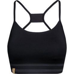 Top MONREAL LONDON. Czarne topy Monreal London, l, bez wzorów, z dzianiny, bez kołnierzyka, bez ramiączek. W wyprzedaży za 276.00 zł.