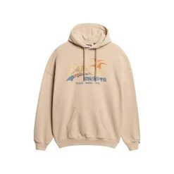 Bluza damska Superdry Tokyo Vl. Szare bluzy Superdry, uniwersalny, bez wzorów, bez kaptura. W wyprzedaży za 272.00 zł.