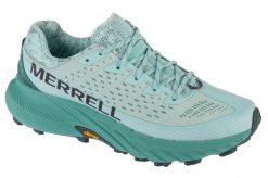 Buty do biegania damskie, Agility Peak 5. Niebieskie buty do biegania Merrell, bez wzorów, z materiału, przed kostkę, bez zapięcia, do biegania. Za 539.99 zł.