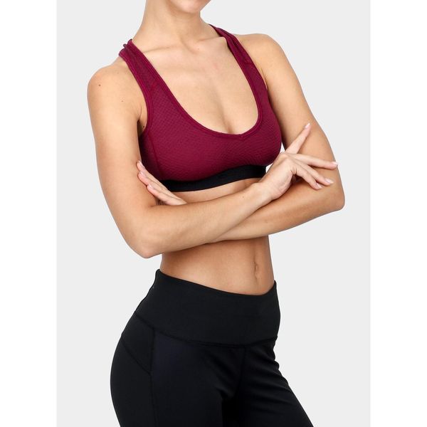 Stanik sportowy Sensor Merino DF Bra. Niebieskie biustonosze sportowe Sensor, bez wzorów. Za 139.99 zł.