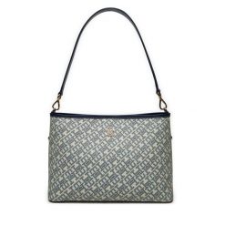 Torebka Tommy Hilfiger. Niebieskie torebki klasyczne Tommy Hilfiger, bez wzorów, klasyczne, bez dodatków. Za 479.99 zł.