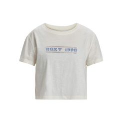 Koszulka z krótkim rękawem dla Kobiety MAGIC SWELL Biały. Białe t-shirty sportowe Roxy, m, bez wzorów, z bawełny, bez ramiączek. Za 109.99 zł.