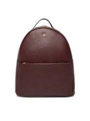 Beverly Hills Polo Club Plecak C-BHPC-L-006-08 Bordowy. Czerwone plecaki Beverly Hills Polo Club, bez wzorów, z materiału, bez dodatków. Za 249.99 zł.