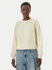 Calvin Klein Jeans Bluza Logo Graphic LV047F818G Biały Regular Fit. Białe bluzy Calvin Klein Jeans, xl, bez wzorów, z bawełny, bez kaptura. Za 409.99 zł.