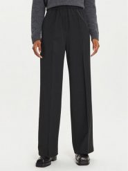 Weekend Max Mara Spodnie materiałowe Petra 2425136022 Czarny Loose Fit. Czarne spodnie materiałowe Weekend Max Mara, bez wzorów, z materiału. Za 539.99 zł.