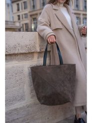 Maison héritage PARIS Skórzany shopper bag "Cruza" w kolorze brązowym - 31 x 42 x 16 cm rozmiar: onesize. Brązowe shopper bag maison héritage PARIS, bez wzorów, z materiału, na ramię, bez dodatków. Za 391.99 zł.