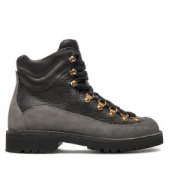 Trapery Fracap. Czarne traperki Fracap, bez wzorów, bez obcasa, bez zapięcia. Za 1,449.00 zł.
