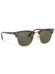 Ray-Ban Okulary przeciwsłoneczne Clubmaster 0RB3016 990/58 Brązowy. Brązowe okulary przeciwsłoneczne Ray-Ban, bez wzorów, z tworzywa sztucznego. Za 709.99 zł.