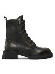 Pepe Jeans Trapery Kane PLS50548 Czarny. Czarne traperki Pepe Jeans, bez wzorów, z jeansu, bez obcasa, bez zapięcia. Za 829.99 zł.