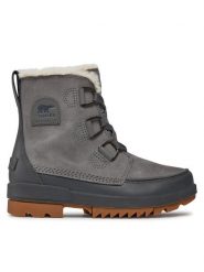 Sorel Botki Torino™ Ii Wp NL3488-052 Szary. Szare botki Sorel, bez wzorów, ze skóry, bez obcasa, na płaskiej podeszwie, bez zapięcia. Za 429.99 zł.