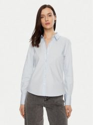 Vero Moda Koszula Anna 10318701 Błękitny Slim Fit. Niebieskie koszule Vero Moda, xs, bez wzorów, z bawełny, biznesowe, bez kołnierzyka, bez ramiączek. Za 99.99 zł.